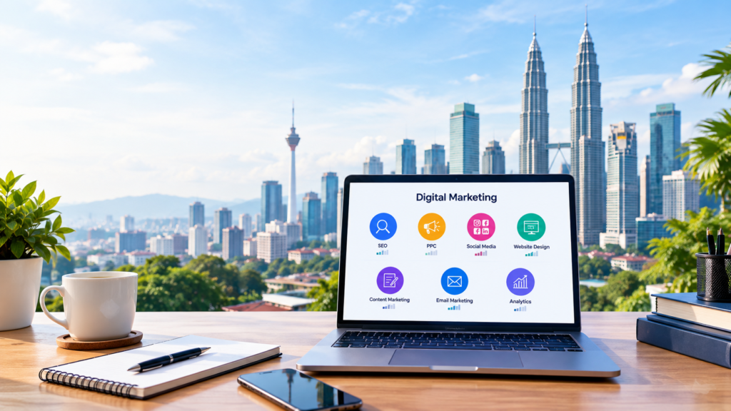 Digital marketing agency in Malaysia offering SEO, PPC and social media marketing