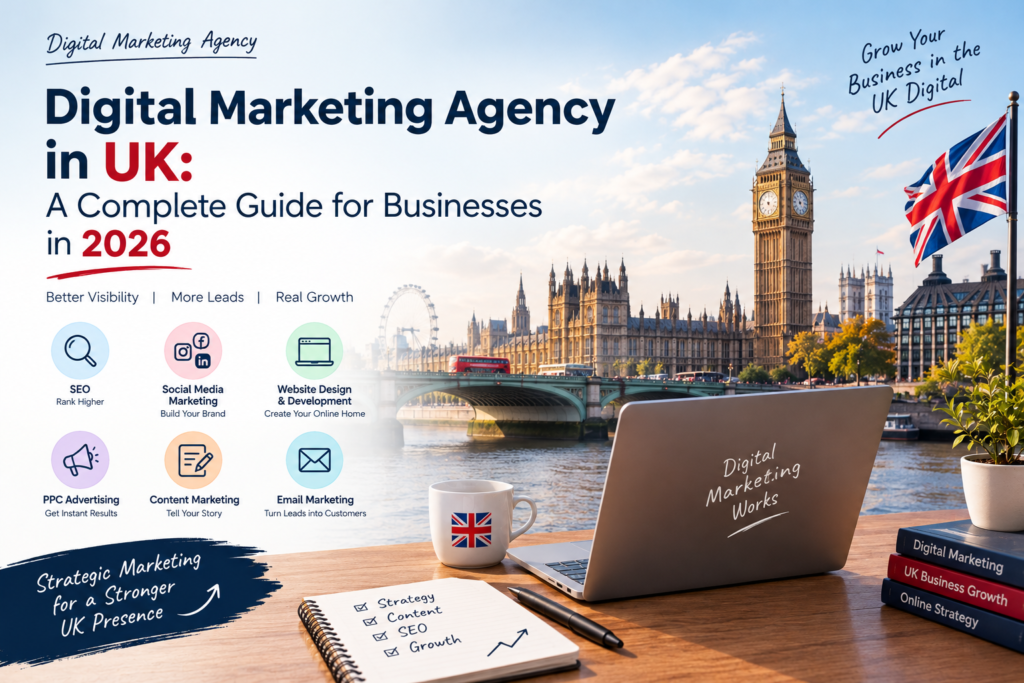 Digital Marketing Agency in the UK offering SEO and online marketing services